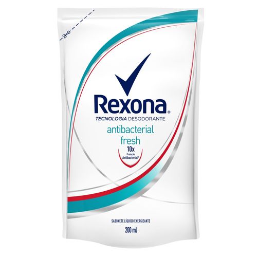 Sabonete Líquido Rexona Antibacterial Fresh Refil 200ml