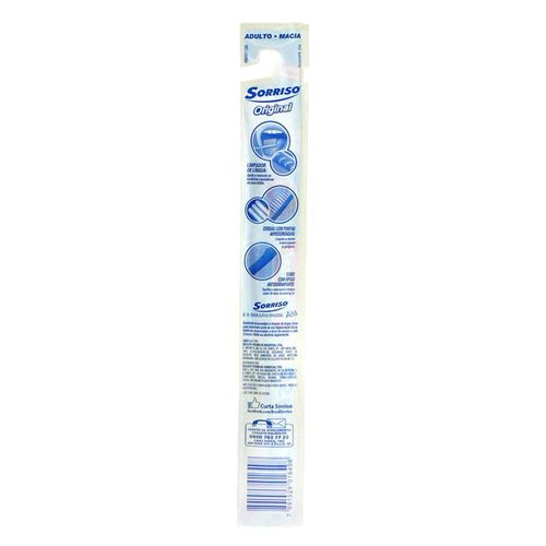 Escova Dental Sorriso Original Macia com 1 Unidade