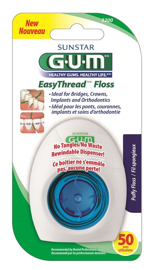 Fio Dental Ortodôntico Gum 50 usos