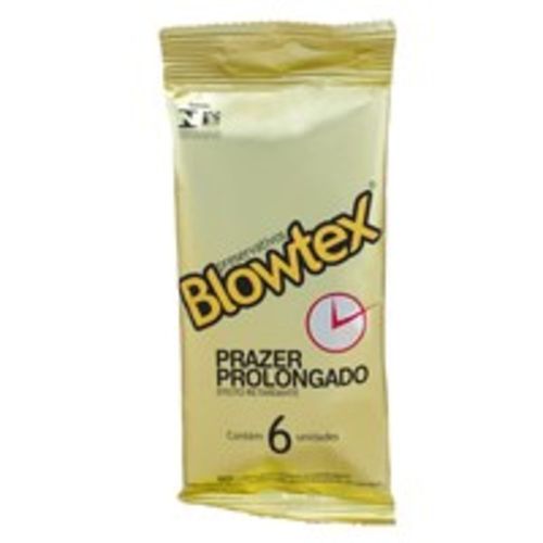 Preservativo Blowtex Retardante com 6 Unidades