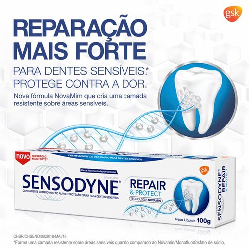 Creme Dental Sensodyne Repair&Protect 100g
