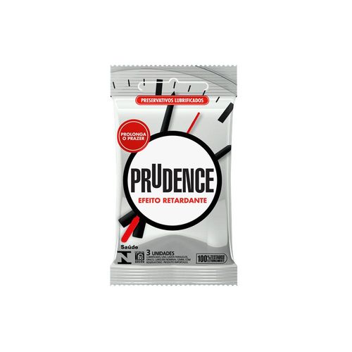 Preservativo Prudence Efeito Retardante com 3 unidades