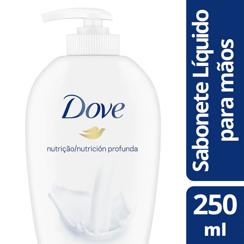 Sabonete Líquido Para Mãos Dove Nutrição Profunda 250ml