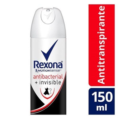 Desodorante Aerosol Rexona Women Antibacterial Invisible 90g 150ml