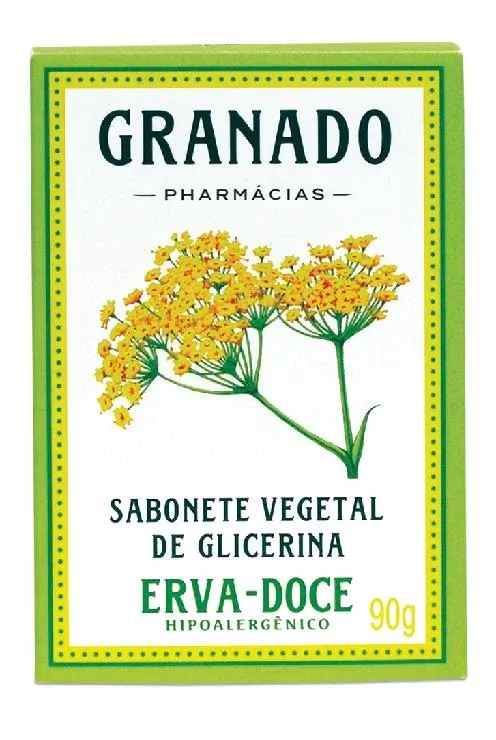 Sabonete Barra Granado Erva-doce 90g