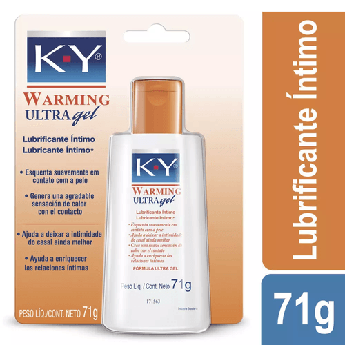 Gel Lubrificante Íntimo K-Y Warming UltraGel 71g