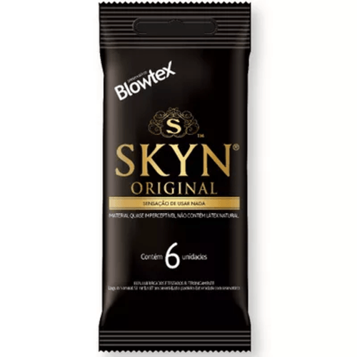 Preservativo Blowtex skyn original com 6 unidades