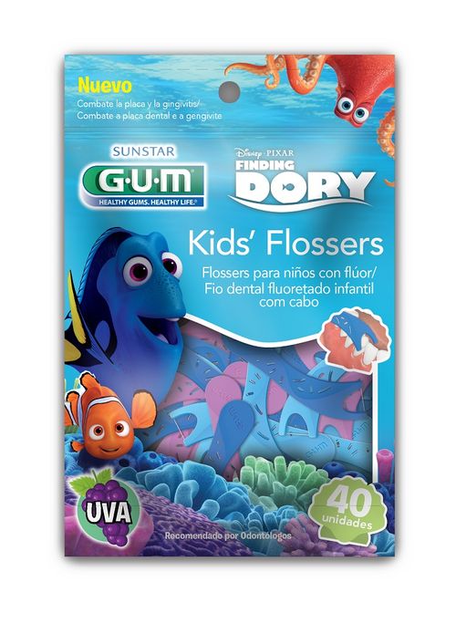 Fio Dental Infantil Gum Flosser Disney