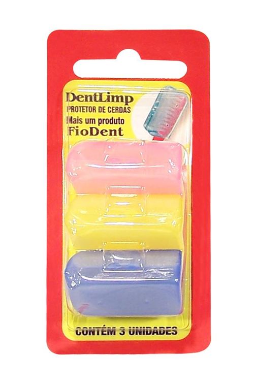 Protetor de cerdas Dentlimp com 3 unidades