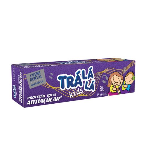 Creme dental Trá Lá Lá kids antiaçúcar 50g
