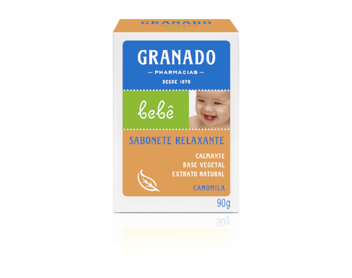 Sabonete Barra Granado Bebê Glicerina Camomila 90g