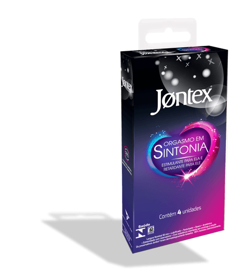 Preservativo Jontex orgasmo & sintonia com 4 unidades