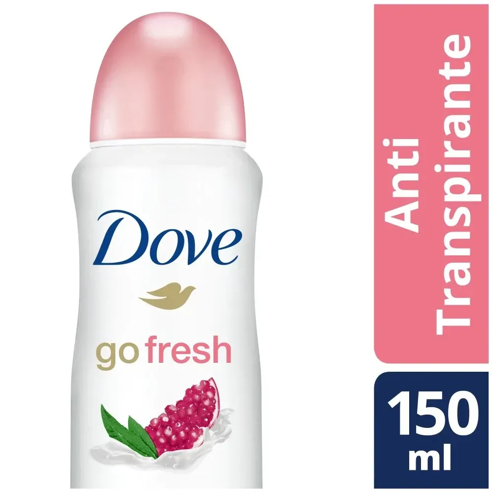 Desodorante Aerosol Dove Go Fresh Romã e Verbena 150ml 89g
