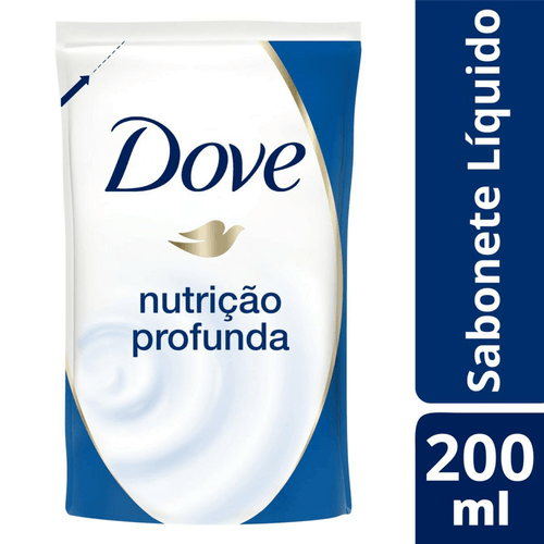 Sabonete Líquido Dove Nutrição Profunda Refil 200ml