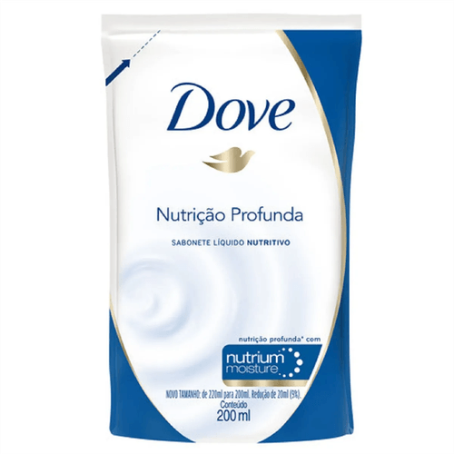 Sabonete Líquido Dove Nutrição Profunda Refil 200ml