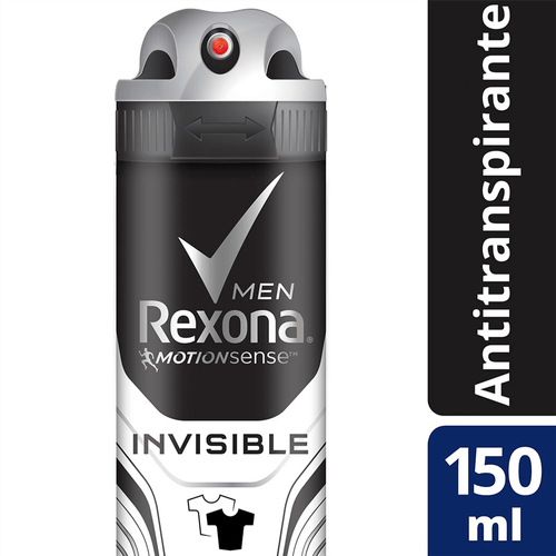 Desodorante Aerosol Rexona Men Invisible 90g 150ml