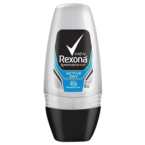Desodorante Roll-On Rexona Men Active Dry 50ml