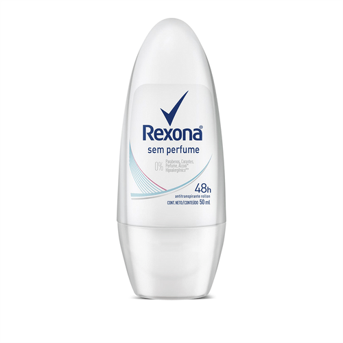 Desodorante Roll-On Rexona Women Sem Perfume 50g