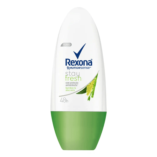 Desodorante Roll-On Rexona Stay Fresh Bamboo Aloe e Vera 50g