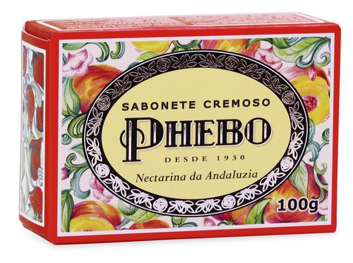 Sabonete Barra Phebo nectarina da andaluzia 100g