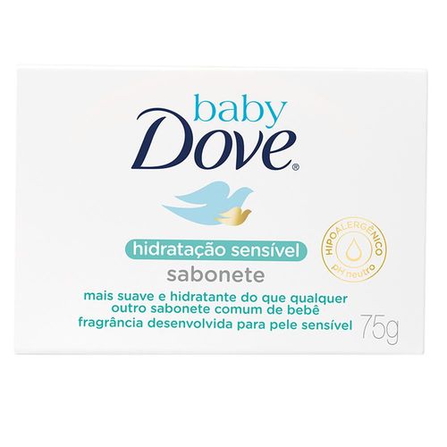Sabonete Barra Dove Baby Hidratação Sensível 75g