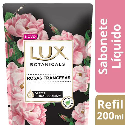 Sabonete Líquido Lux Botanicals Rosas Francesas Refil 200ml