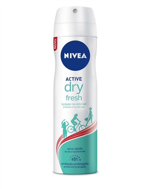 Desodorante Aerosol Nivea Active Dry Fresh Feminino 150ml