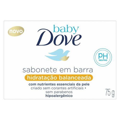 Sabonete Barra Dove Baby Hidratação Balanceada 75g