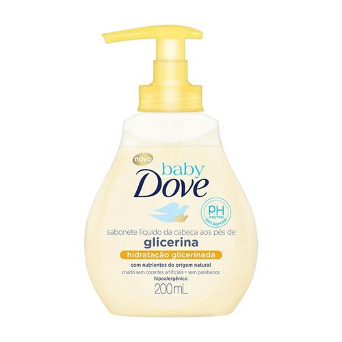 Sabonete Líquido Dove Baby Hidratação Glicerinada 200ml