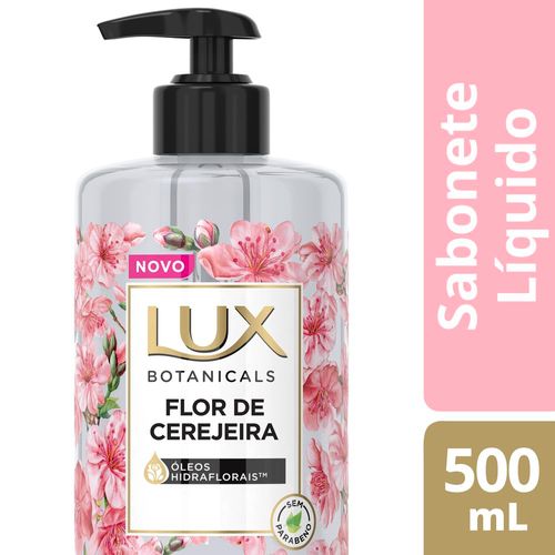 Sabonete Liquido para Mãos Lux Botanicals Flor de Cerejeira 500ml