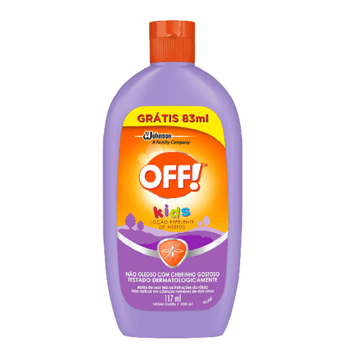 Repelente OFF! Kids Loção 117ml + 83ml Grátis