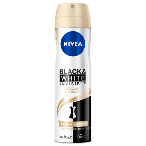 Desodorante Aerosol Nivea Black & White Invisible Toque de Seda 150ml