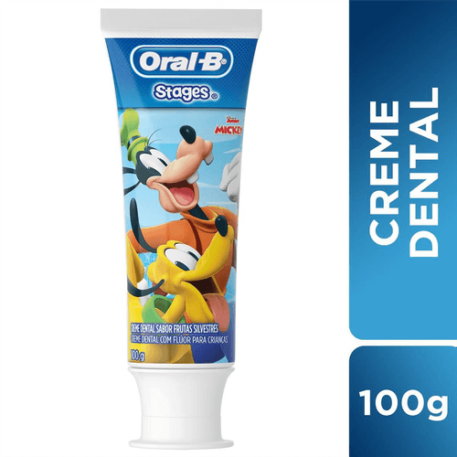 Creme Dental Infantil Oral-B Stages Personagens Disney 100g