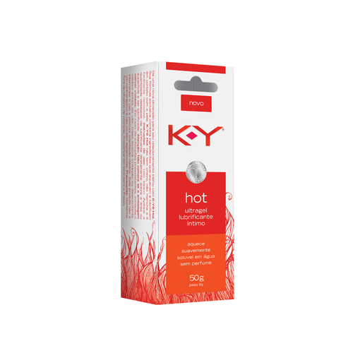 Gel Lubrificante Íntimo K-Y Hot Ultragel 50g