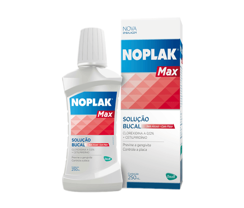 Solução Bucal Noplak Max Sem Álcool 250ml