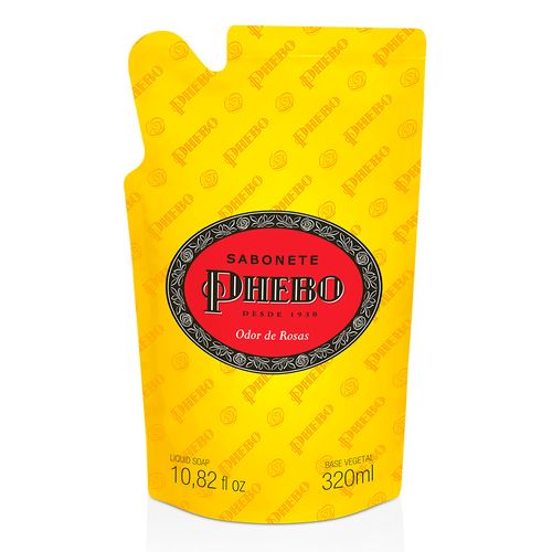 Sabonete Líquido Phebo Odor de Rosas Refil 320ml