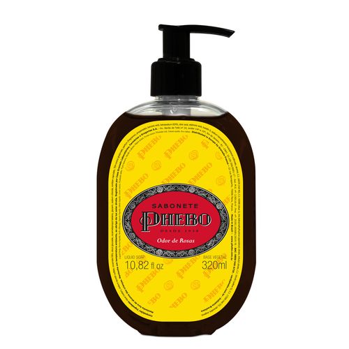 Sabonete Líquido Phebo Odor de Rosas 320ml