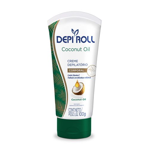 Creme Depilatório Corporal Depiroll Coconut Oil 100g