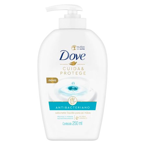 Sabonete Líquido para Mãos Dove Antibacteriano Cuida & Protege 250ml