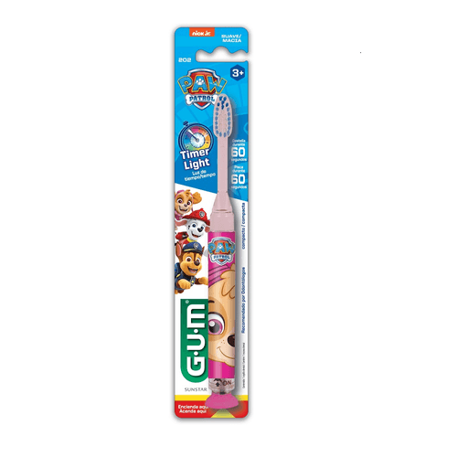 Escova Dental Infantil Gum Patrulha Canina Light com 1 Unidade