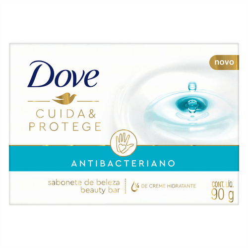 Sabonete Barra Dove Antibacteriano Cuida & Protege Antibacteriano 90g