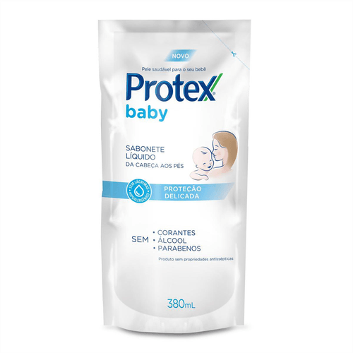 Sabonete Líquido Protex Baby Proteção Delicada Refil 380ml