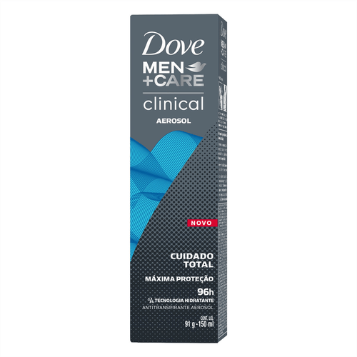 Desodorante Aerosol Dove Men +Care Clinical Cuidado Total 91g