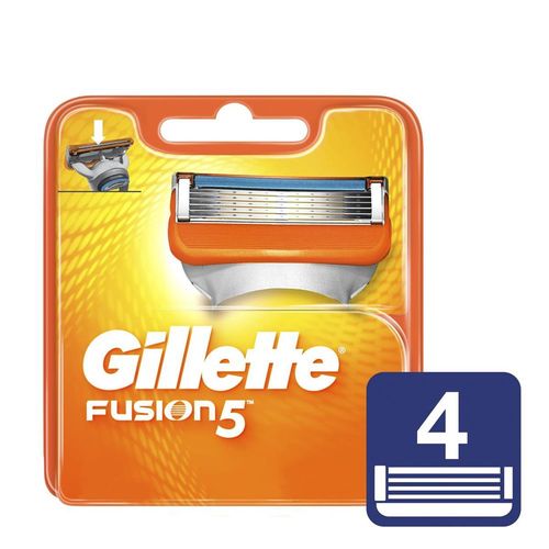 Carga para Aparelho de Barbear Gillette Fusion5 com 4 Unidades