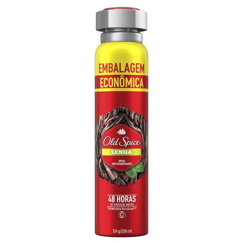 Desodorante Aerosol Old Spice Lenha 124g