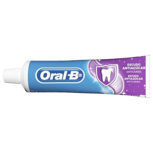 Creme Dental Oral-B Escudo Antiaçúcar Anticáries 70g