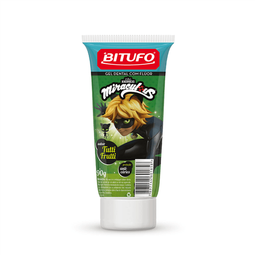 Gel Dental Bitufo Miraculous Tutti Fruitt 90g
