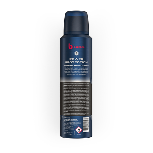Desodorante Aerosol Bozzano Power Protection Carvão Ativado 150ml