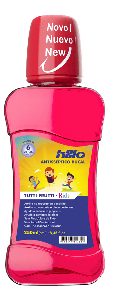 Antisséptico Bucal Kids Hillo 250ml
