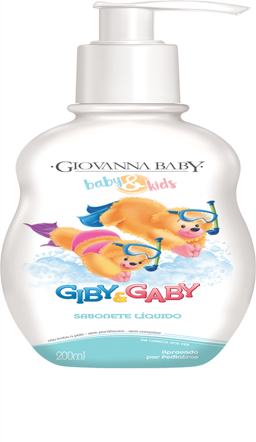 Sabonete Líquido Giovanna Baby Kids Giby & Gaby 200ml